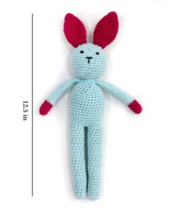 DILO-Pet-Bob-The-Bunny-Crochet-Toy-Blue