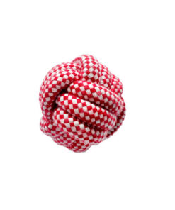 DILO-Pet-Braided-Ball-Dog-Rope-Toy-Red