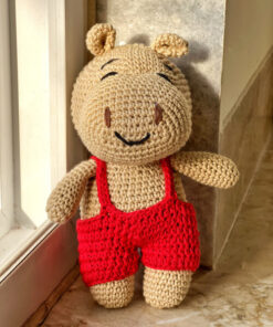 DILO-Pet-Henry-the_Hippo-Crochet-Toy-Red