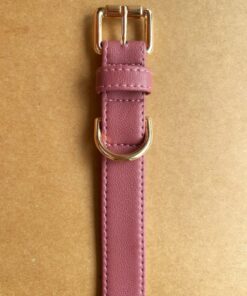 DILO-Pet-Vegan-Leather_Dog-Collar-Pink