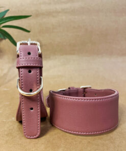 DILO_Pet-Vegan-Leather-Wide_Dog-Collar-Pink
