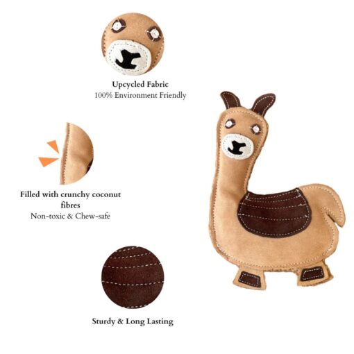 DILO Llama Organic toy Info graphics