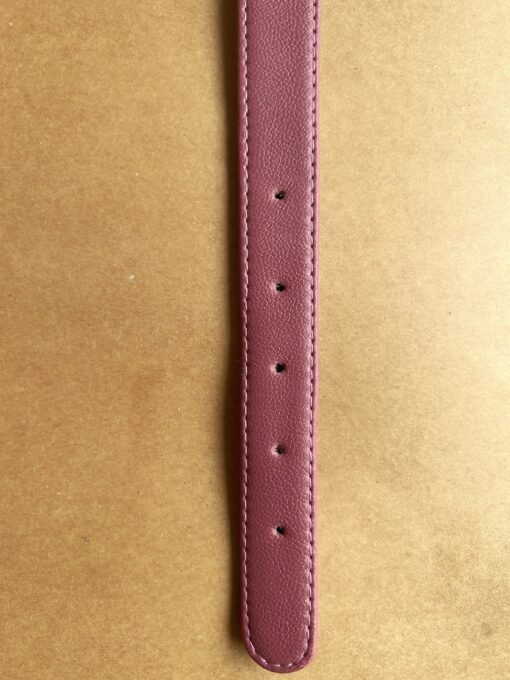 DILO Vegan Leather Dog Collar- Pink 2