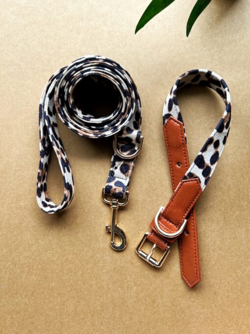 DILO Leopard print Dog Collar 5