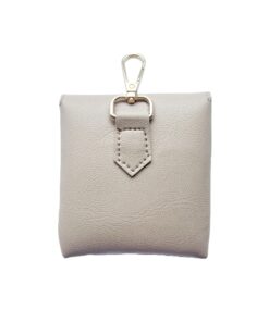 DILO Vegan leather poop pouch - beige 1