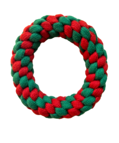 DILO Mistletoe Christmas rope toy for pets- featured img