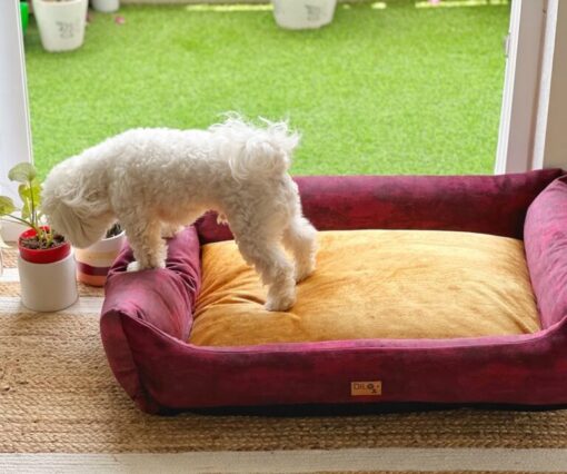 DILO-Pet-Marble-Dog-Bed-
