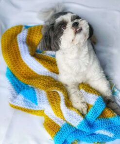 DILO-Pet-Trinity-Stitch-Crochet-Pet-Blanket-Multicolored