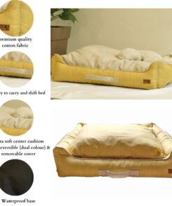 DILO Sunshine dog bed- infographics